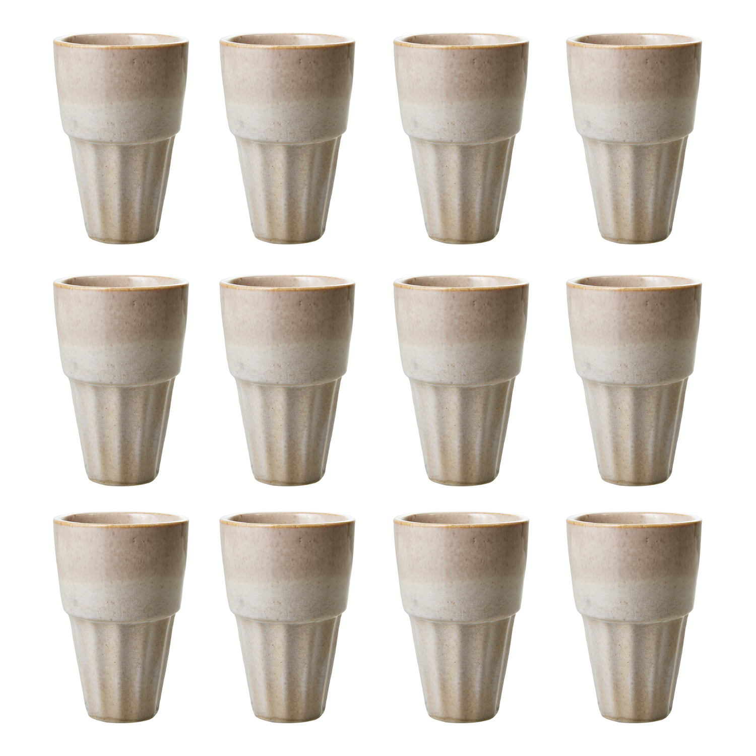 COSTA Kopp M, Beige/flerfärgad 12-pack Ø8 cm