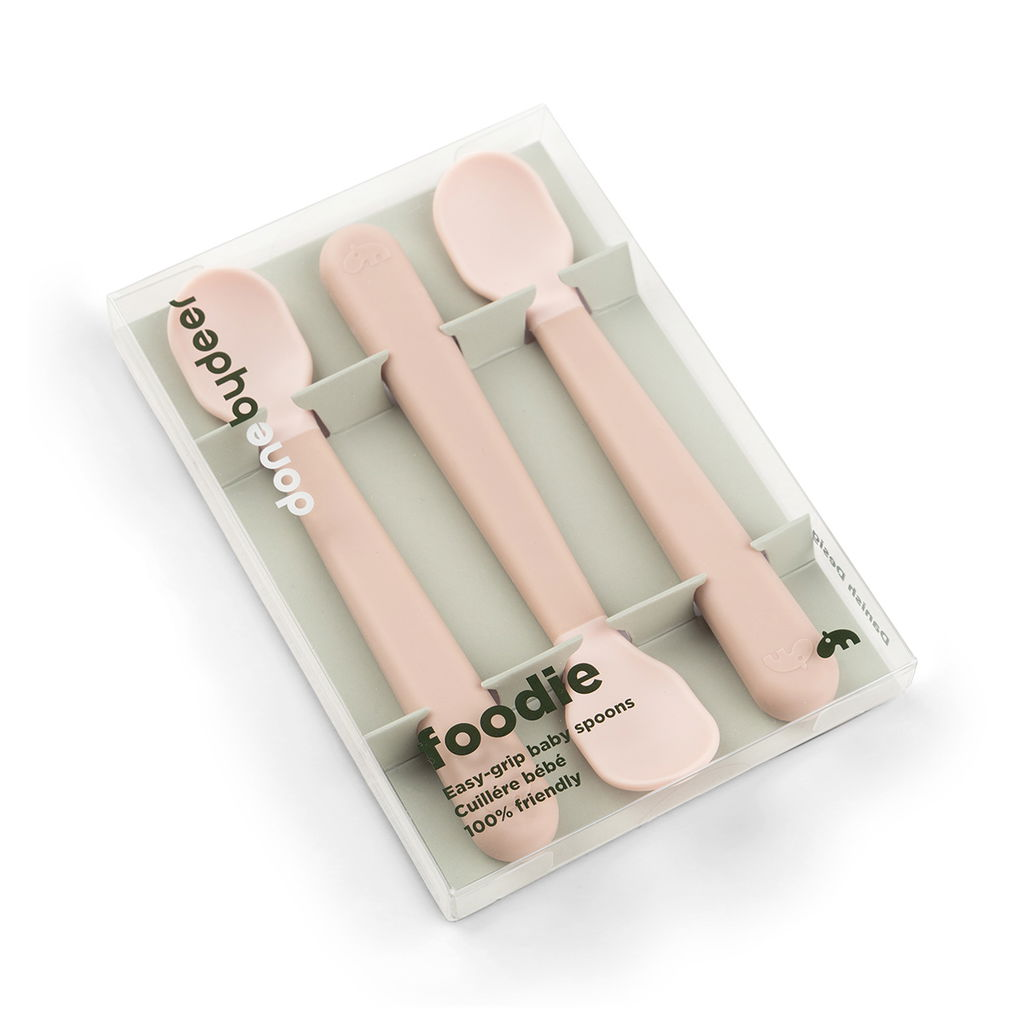 Done by deer Easy-grip foodie sked 3-pack Powder