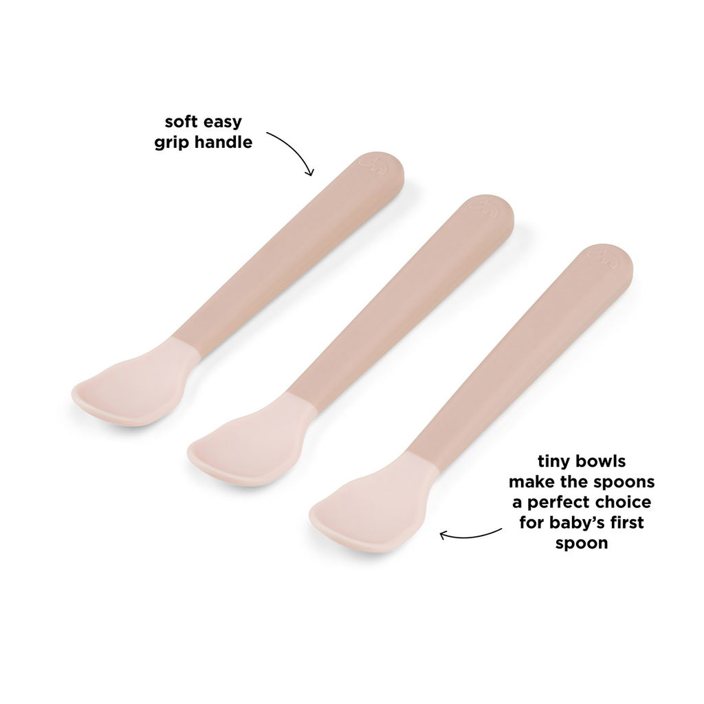 Done by deer Easy-grip foodie sked 3-pack Powder
