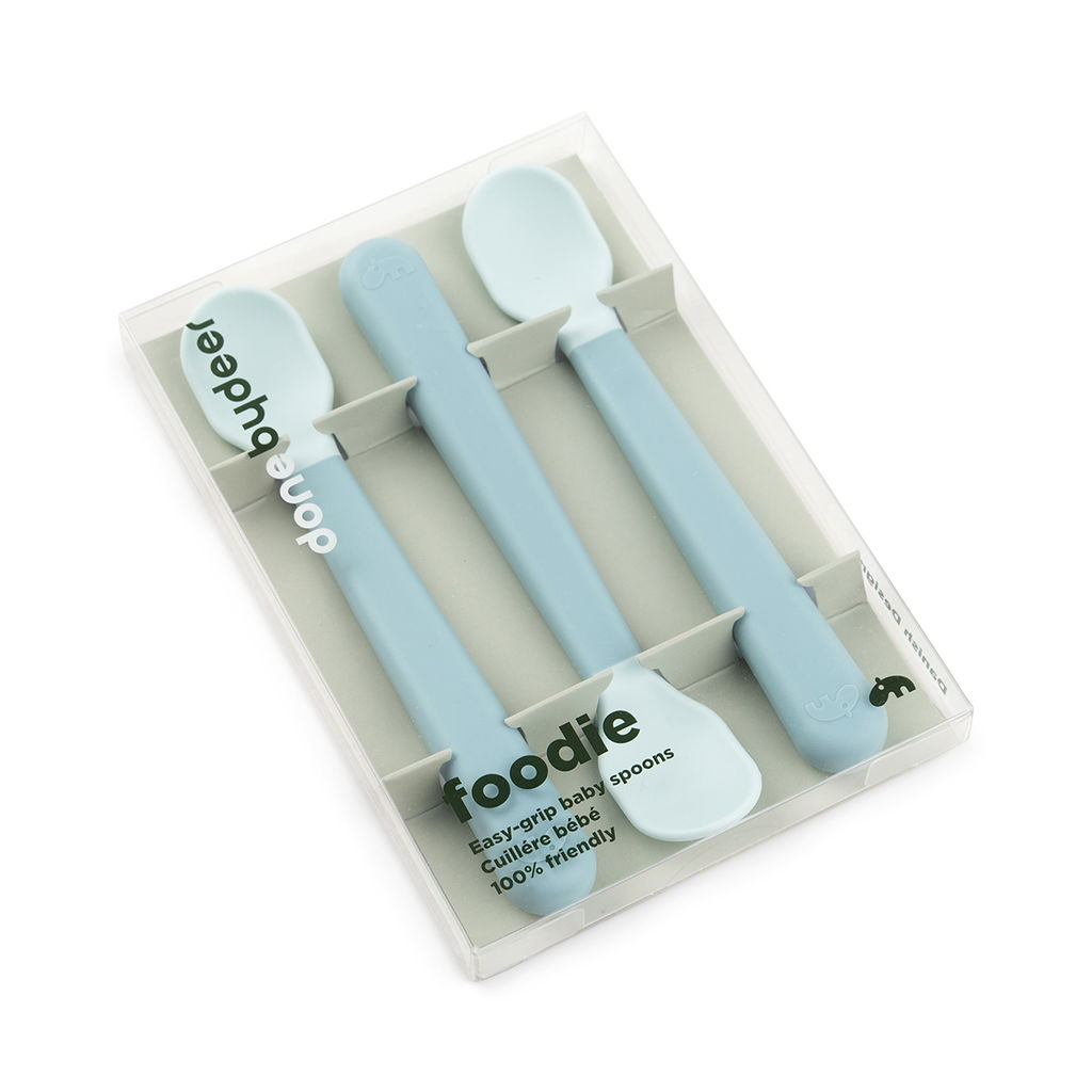 Done by deer Easy-grip foodie sked 3-pack Blue