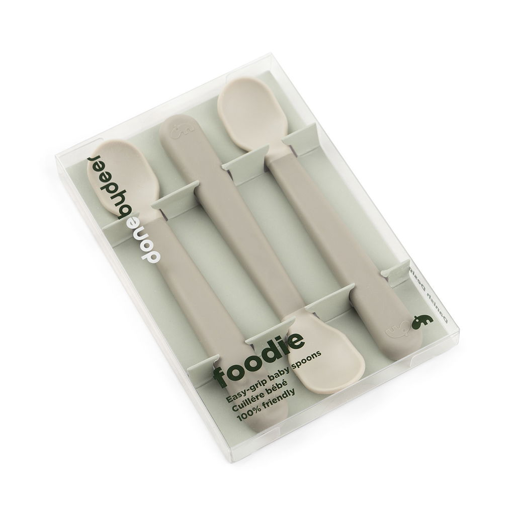 Done by deer Easy-grip foodie sked 3-pack Sand