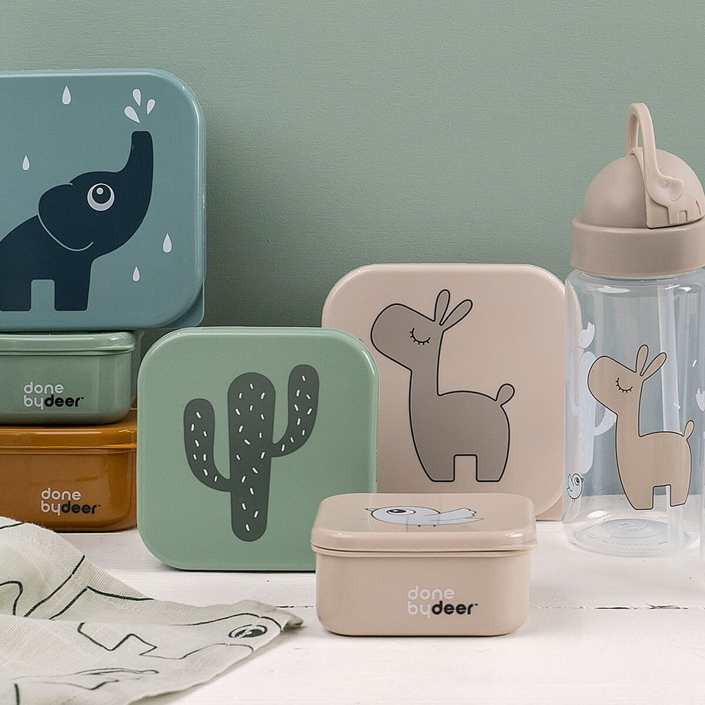 Done By Deer Snackbox Lalee 3-pack, Sand Mix