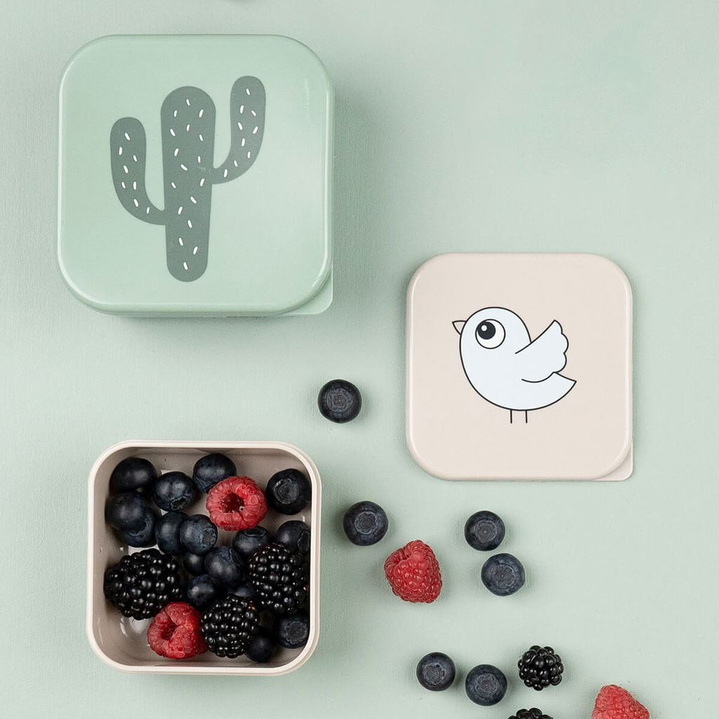 Done By Deer Snackbox Lalee 3-pack, Sand Mix