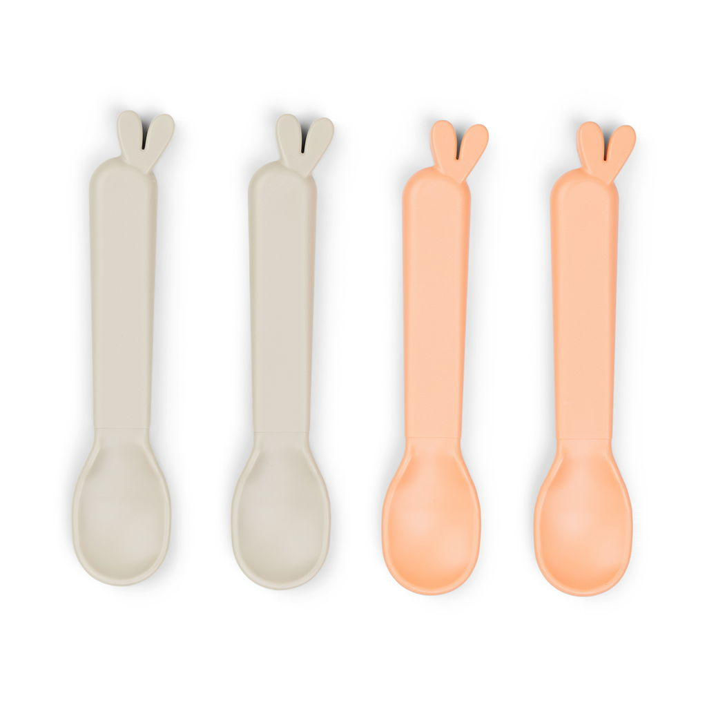 Done By Deer Lalee Skedar 4-pack, Sand/Coral