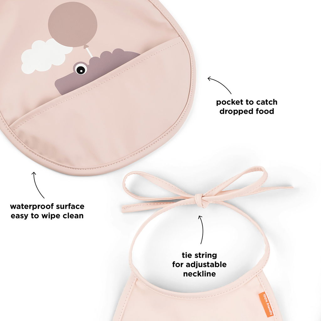 Done By Deer Happy clouds Tiny pocket Haklapp 2-Pack, Powder