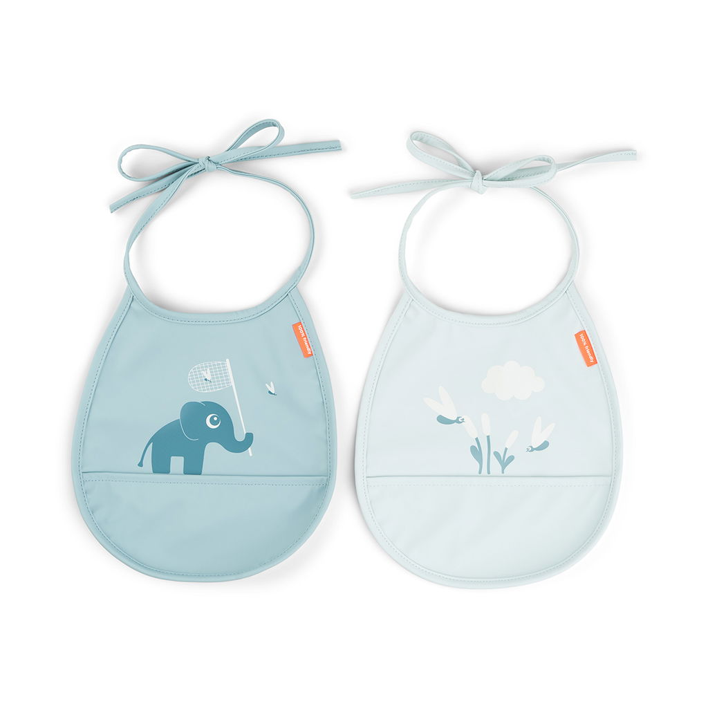Done by deer Elphee Tiny haklapp 2-pack Blue
