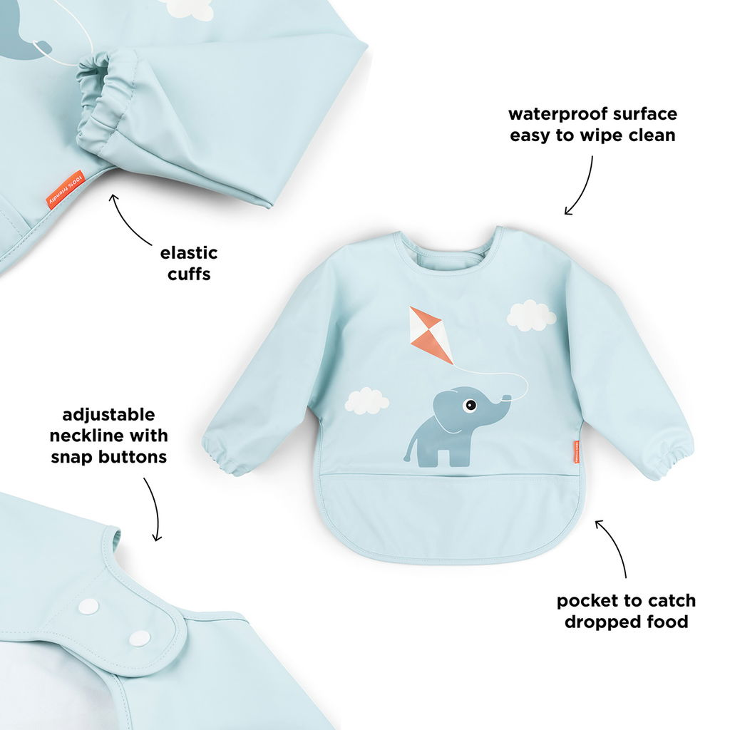 Done by deer Playground haklapp med ärm Blue
