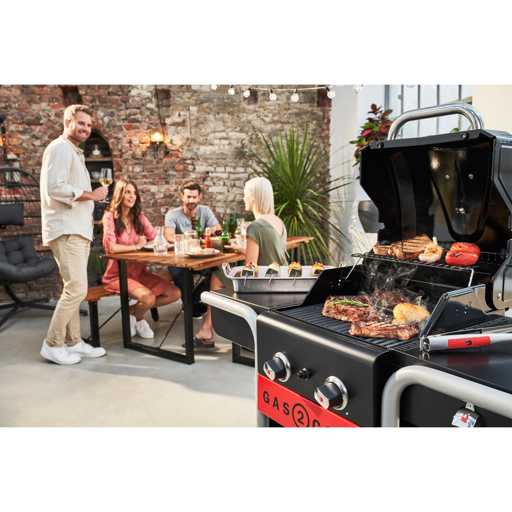 Char-Broil Hybridgrill Gas2Coal 2.0 2 Brännare