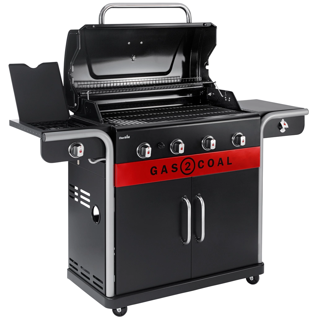 Char-Broil Hybridgrill Gas2Coal 2.0 4+1 Brännare