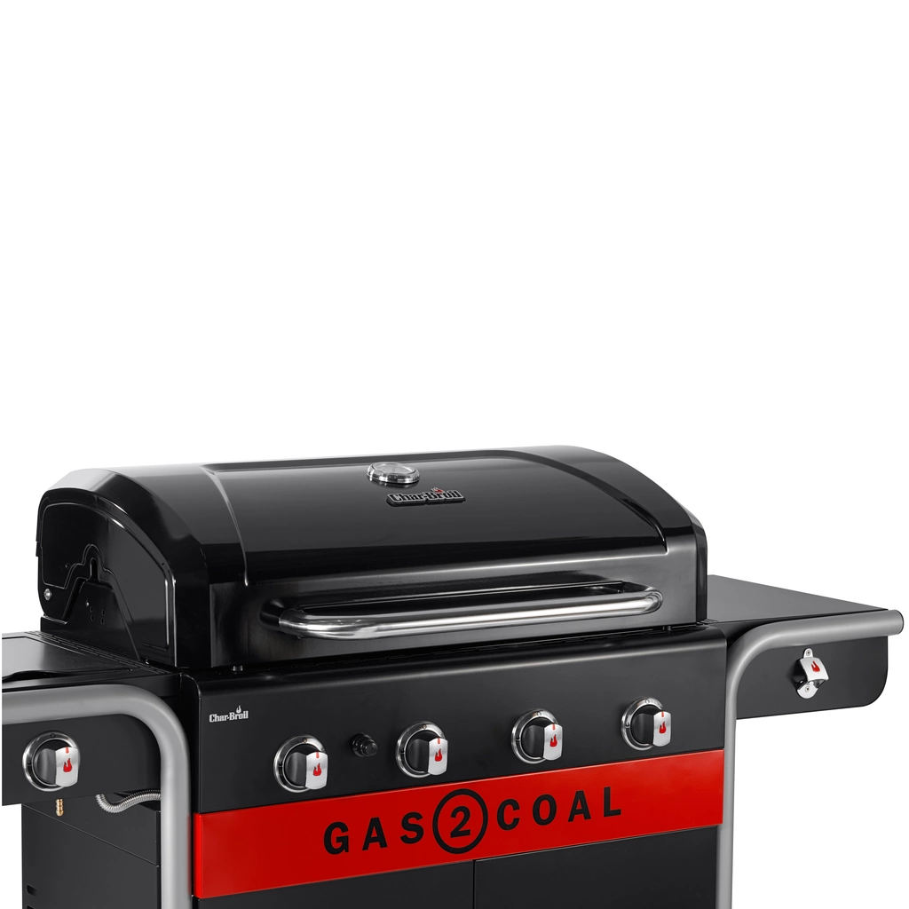 Char-Broil Hybridgrill Gas2Coal 2.0 4+1 Brännare