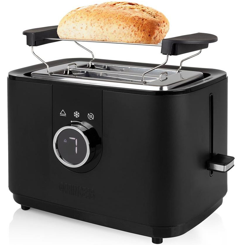 Princess Brödrost "Moments Toaster" Digital Black Met.