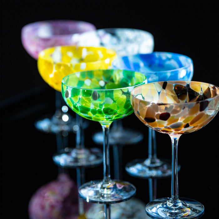 Magnor Swirl Champagneglas 22 cl Brun