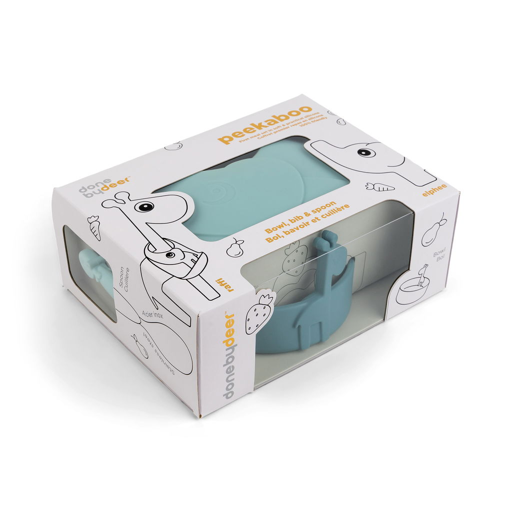 Done by Deer Peekaboo first meal set Blue