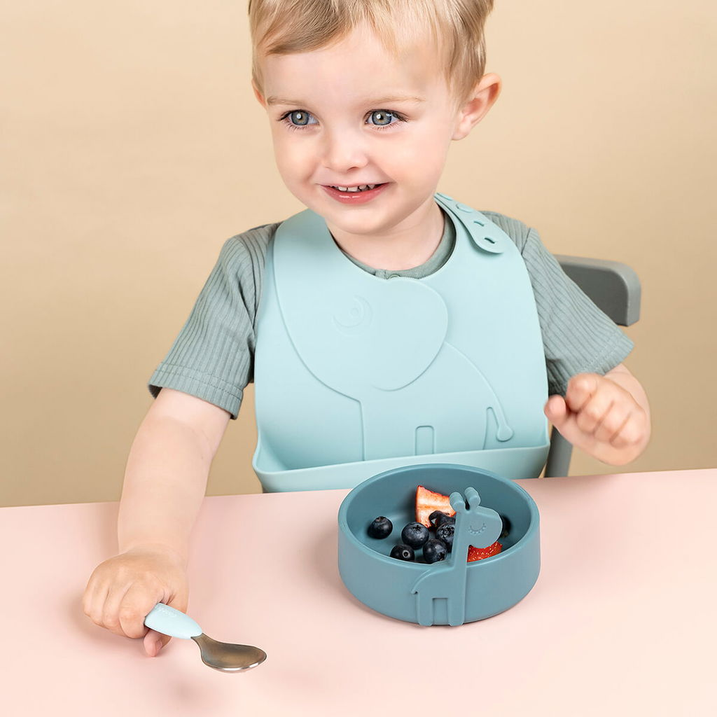 Done by Deer Peekaboo first meal set Blue