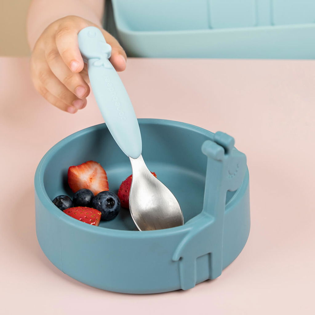 Done by Deer Peekaboo first meal set Blue
