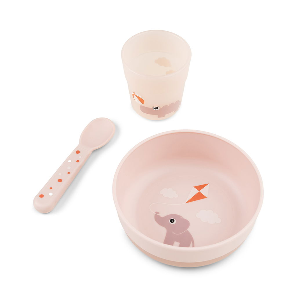 Done by deer Playground foodie first meal servisset 3 delar Powder