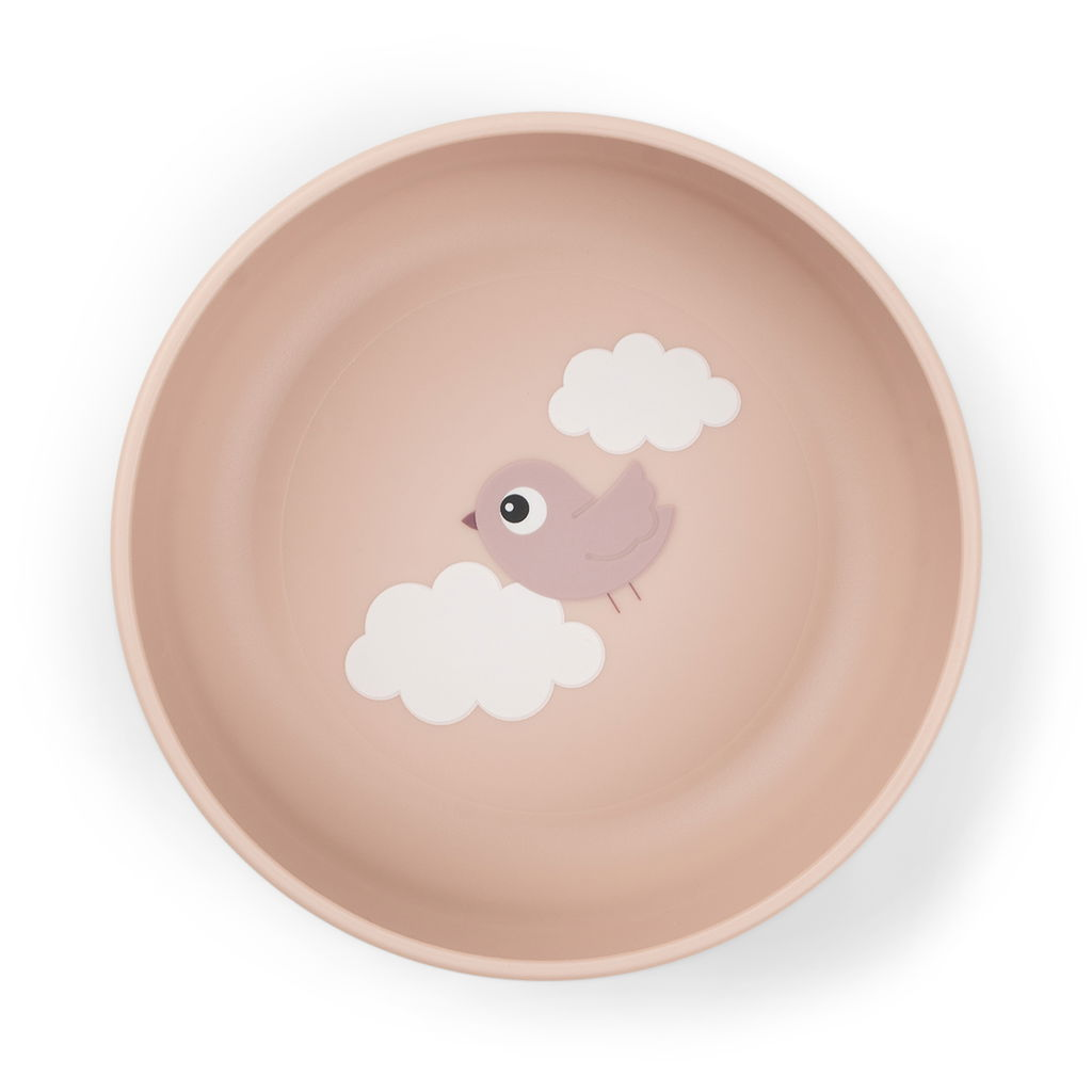 Done By Deer Foodie Skål Happy Clouds, Rosa