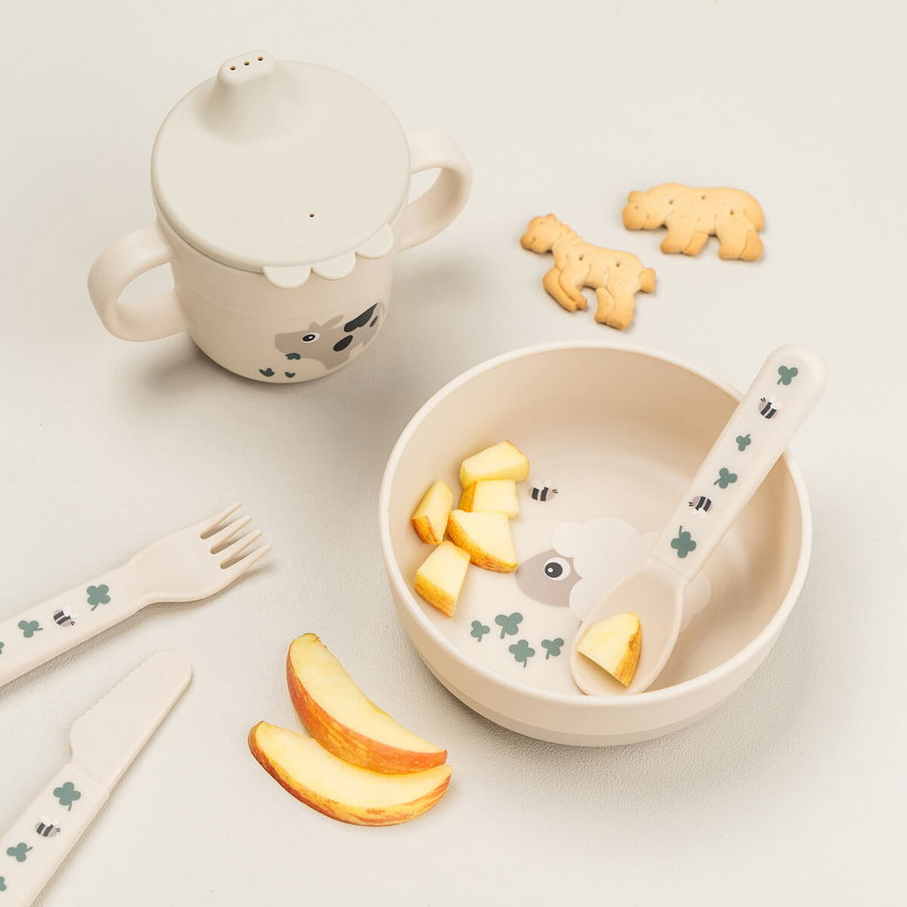 Done by Deer Foodie skål Tiny farm Sand