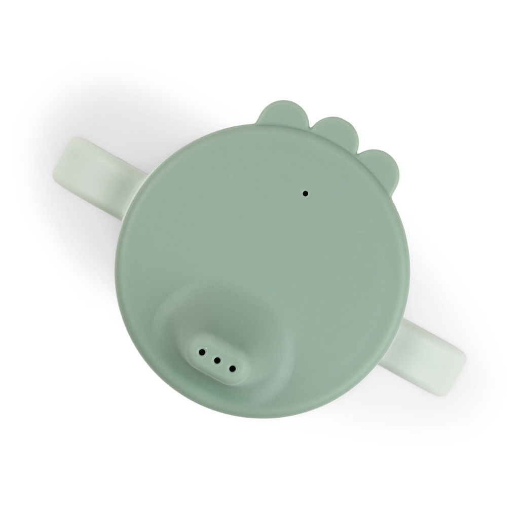 Done by Deer Foodie spout cup Happy dots Green