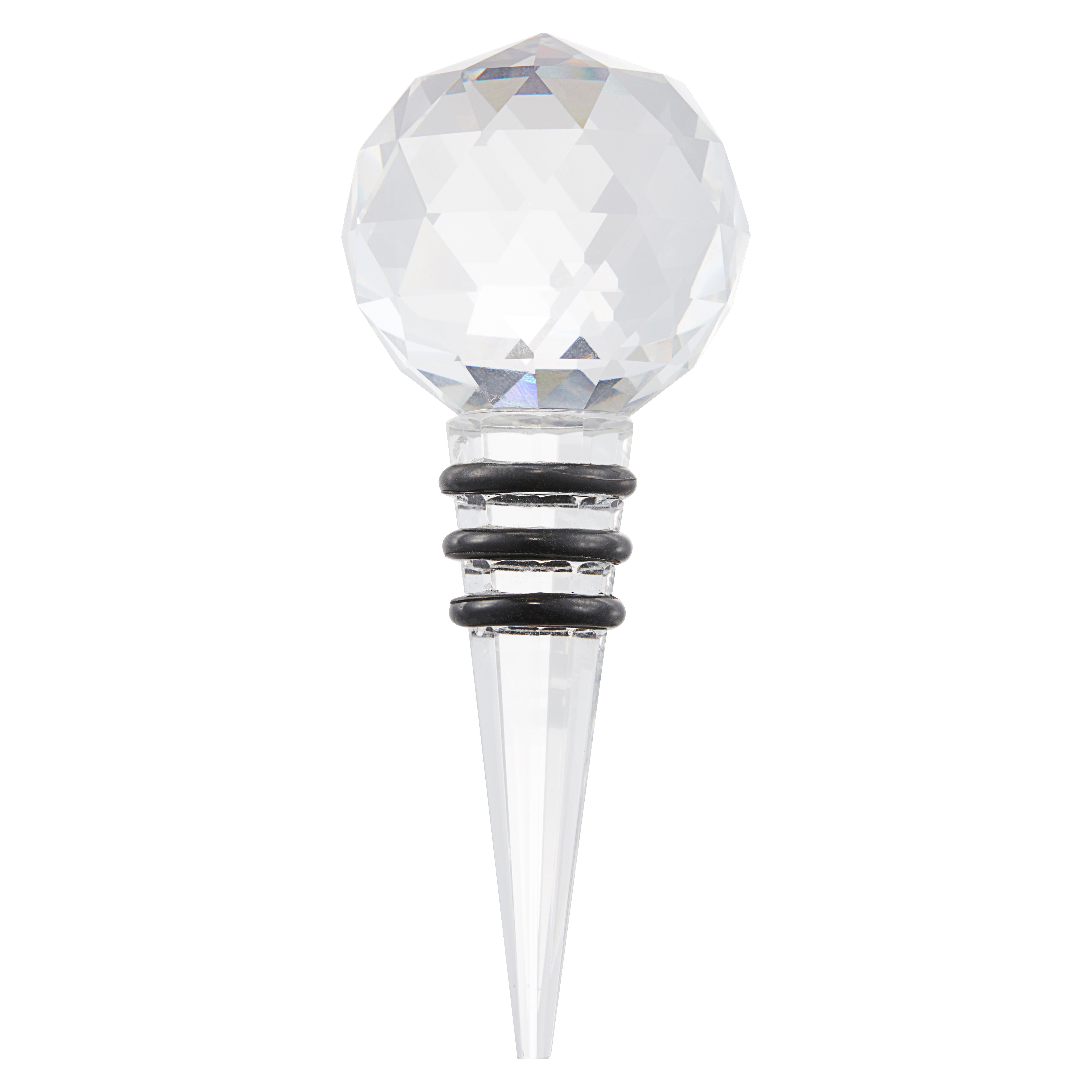 Dorre Glimmer Bottle Stopper Glas Rund 10 cm