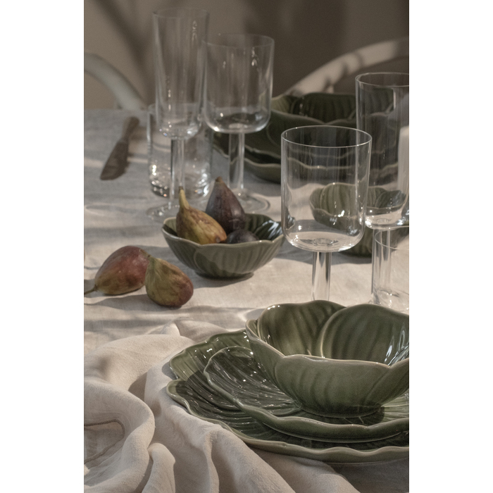 Stiernholm Flora assiett 19 cm grön 4-pack