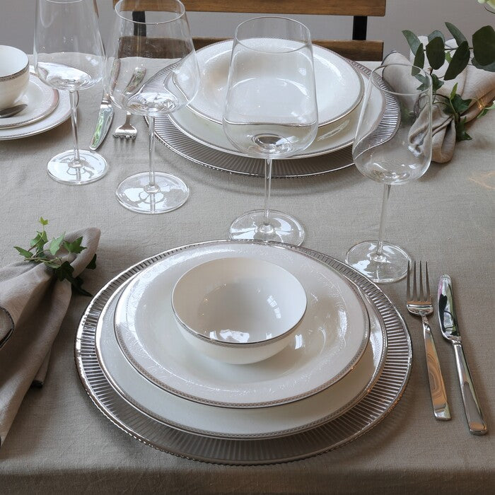 Royal Porcelain Silver Paisley Pastatallrik 26 cm 6-pack