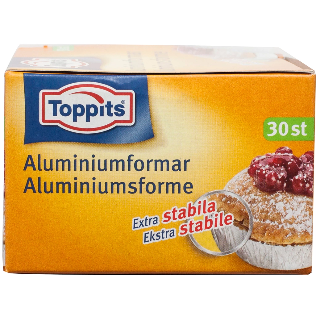 Toppits Bakformar Aluminium 30st