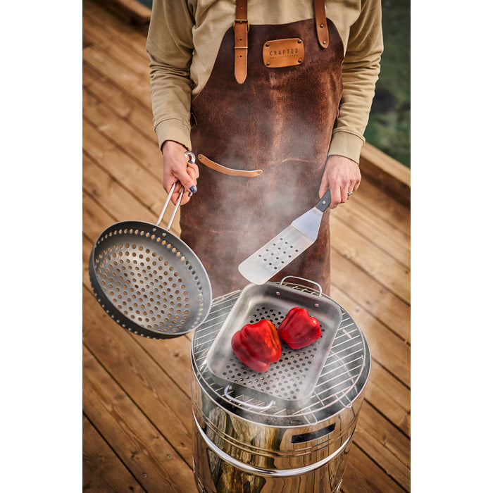 Tramontina Churrasco grillform 28x22 cm svart