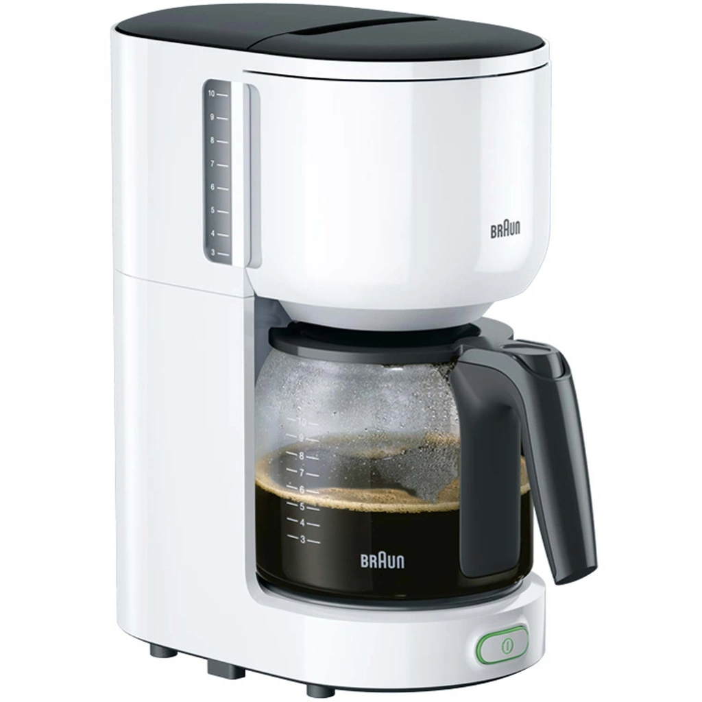 Braun Kaffebryggare KF3100WH PurEase 10Koppars 1000W