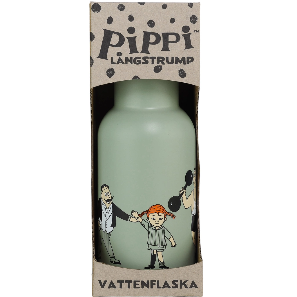 Rätt Start Pippi Cirkus, Vattenflaska, grön