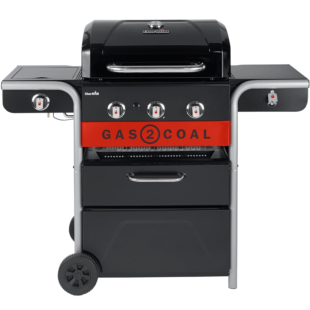 Char-Broil Hybridgrill Gas2Coal 2.0 3+1 Brännare 140925