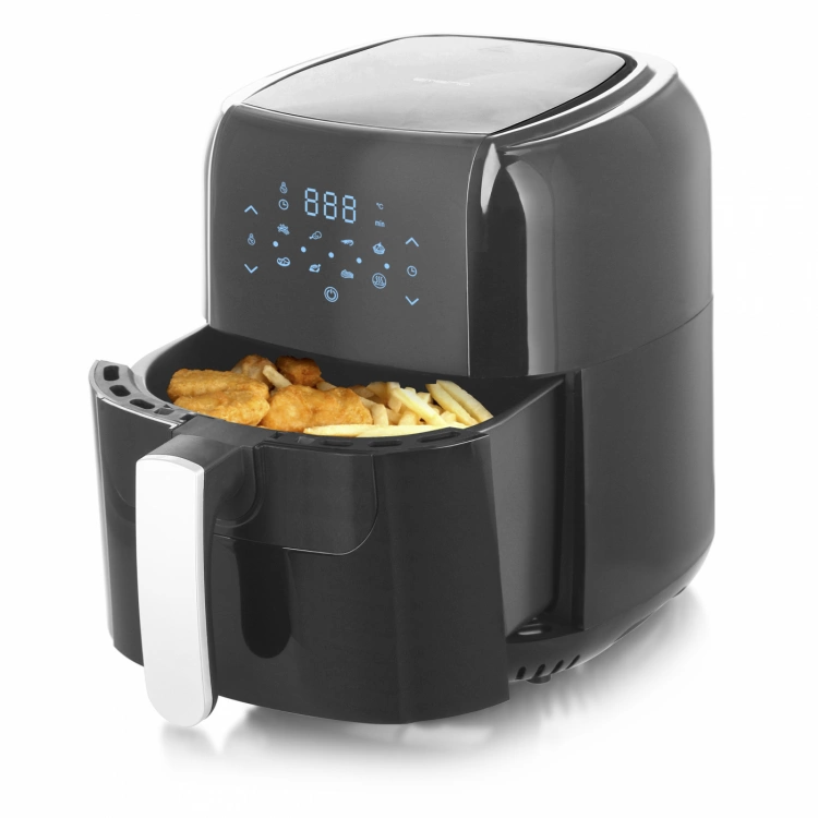 EMERIO Smart airfryer 5,5 liter Svart