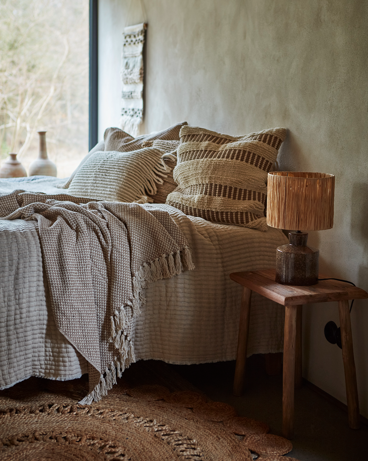 ANNA Filt, Beige/elfenben