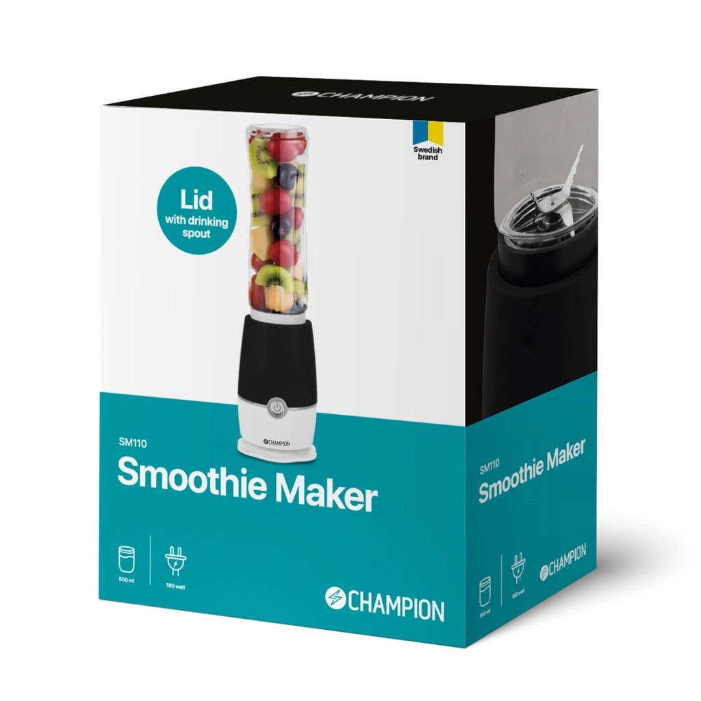 Champion Smoothie Maker 180W SM110 Svart/Vit