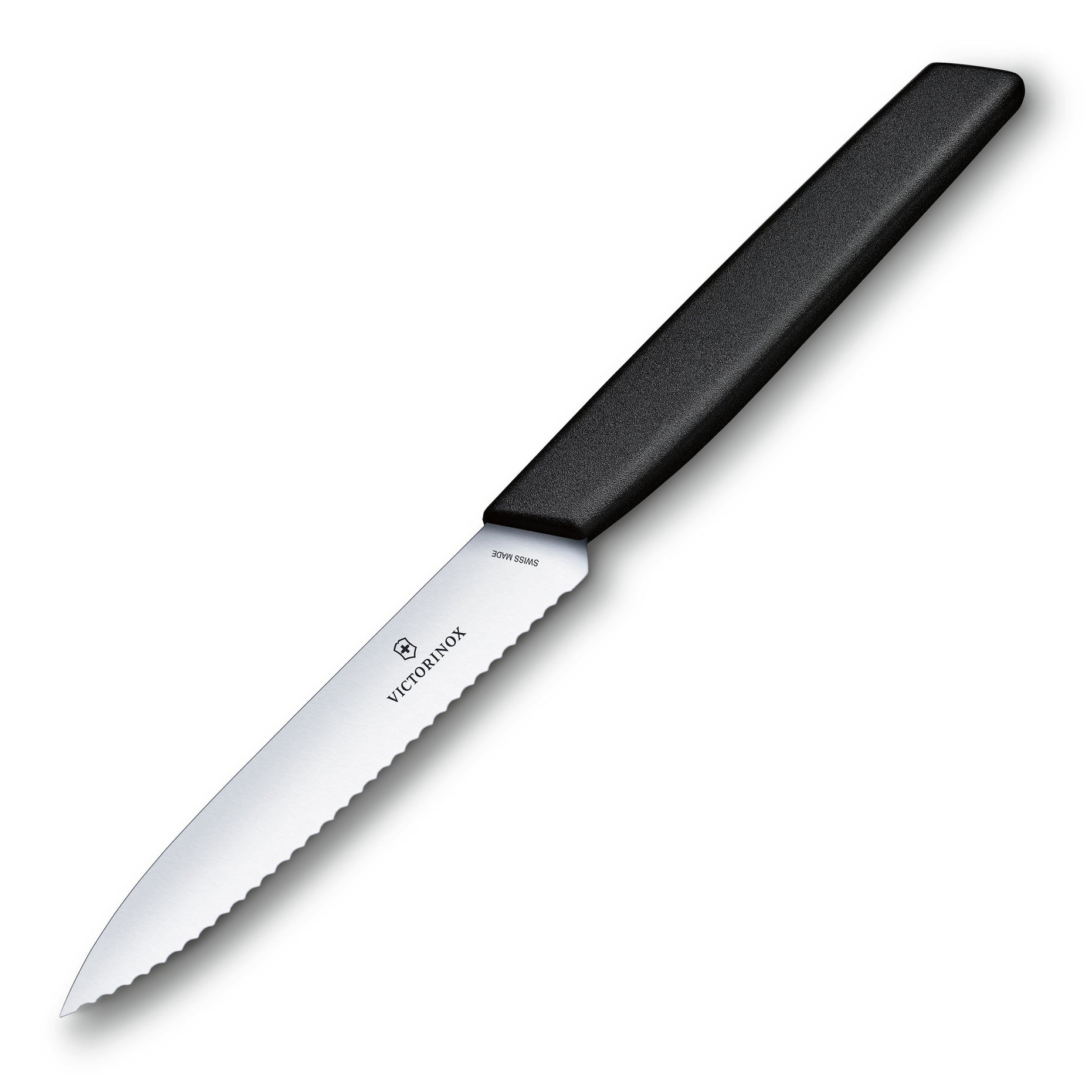 Victorinox Swiss Modern tandad skalkniv 10 cm svart