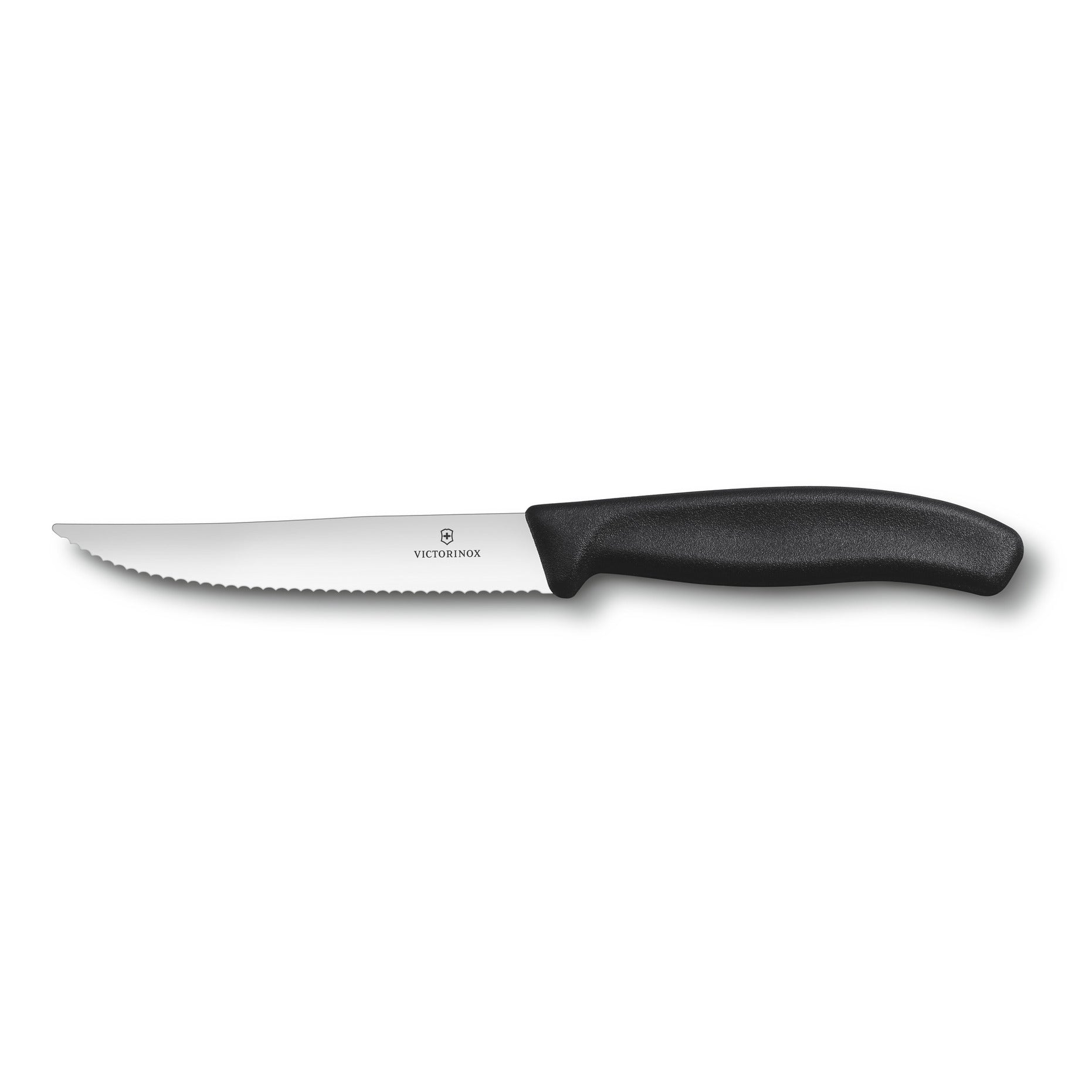 Victorinox Pizzakniv Vågtandad Svart 12 cm