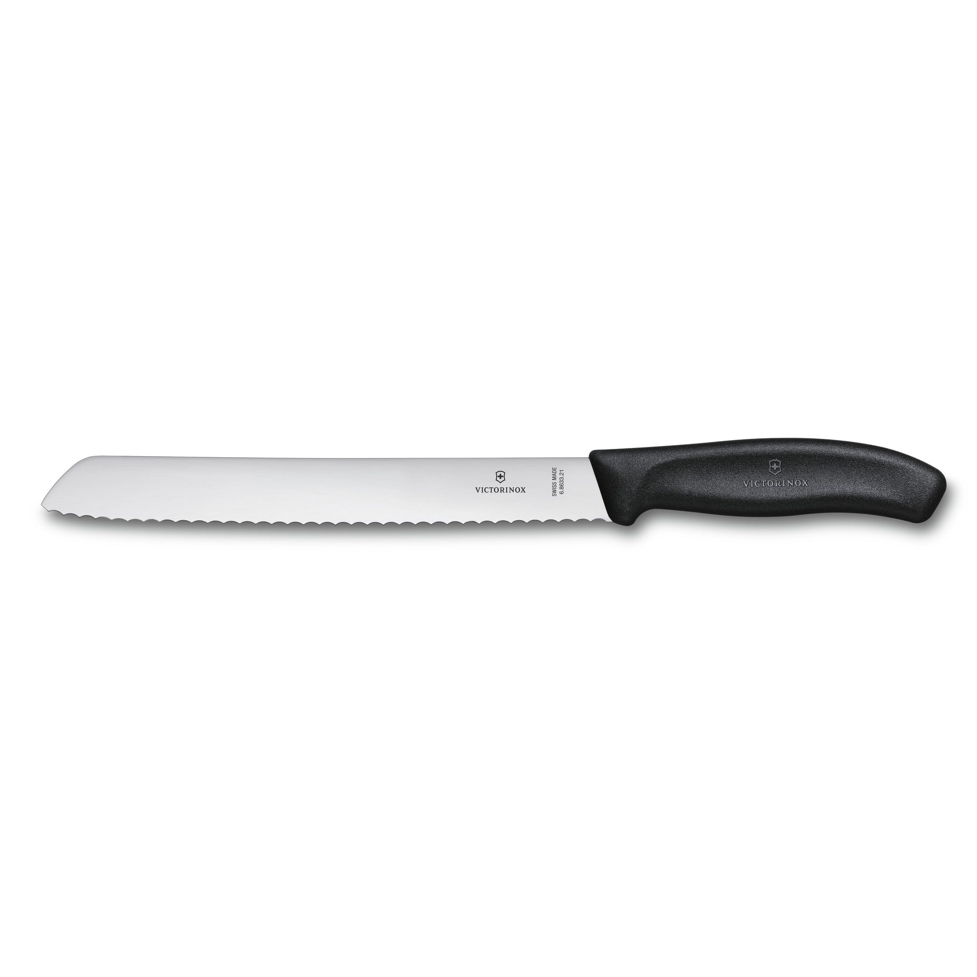 Victorinox Brödkniv vågtandad 21 cm svart