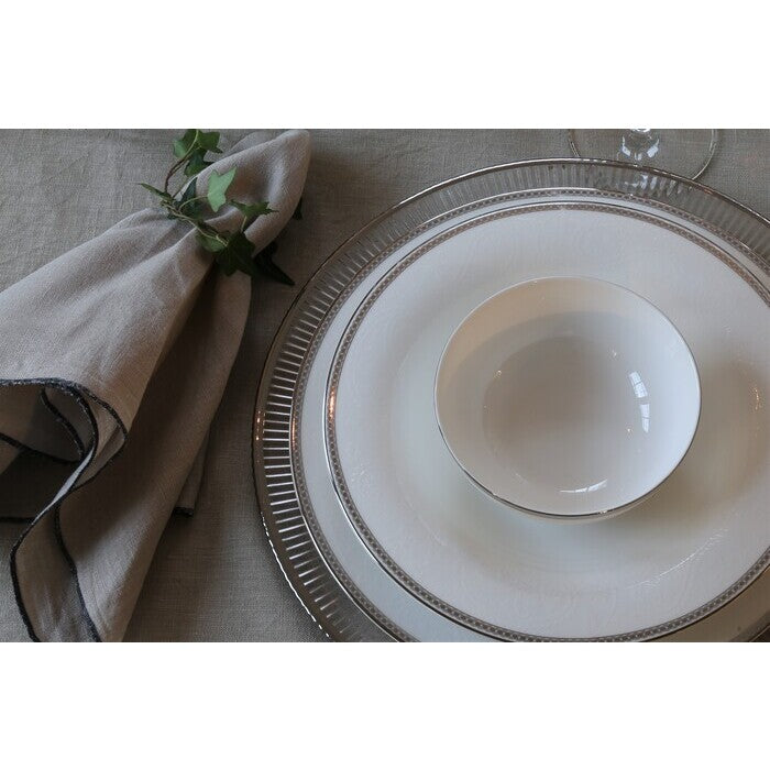 Royal Porcelain Silver Paisley Tallrik 28 cm Vit 6-pack
