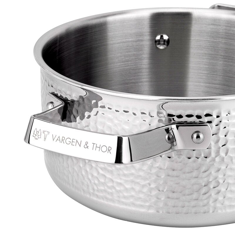 Vargen & Thor Kroma Bark kastrull 2,8 L polerat stål Med Lock