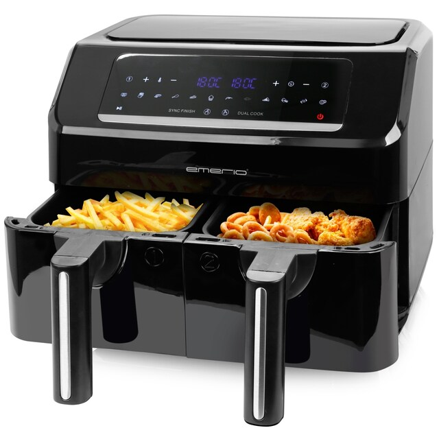 Emerio Airfryer Dubbel 3,6 L + 3,6 L