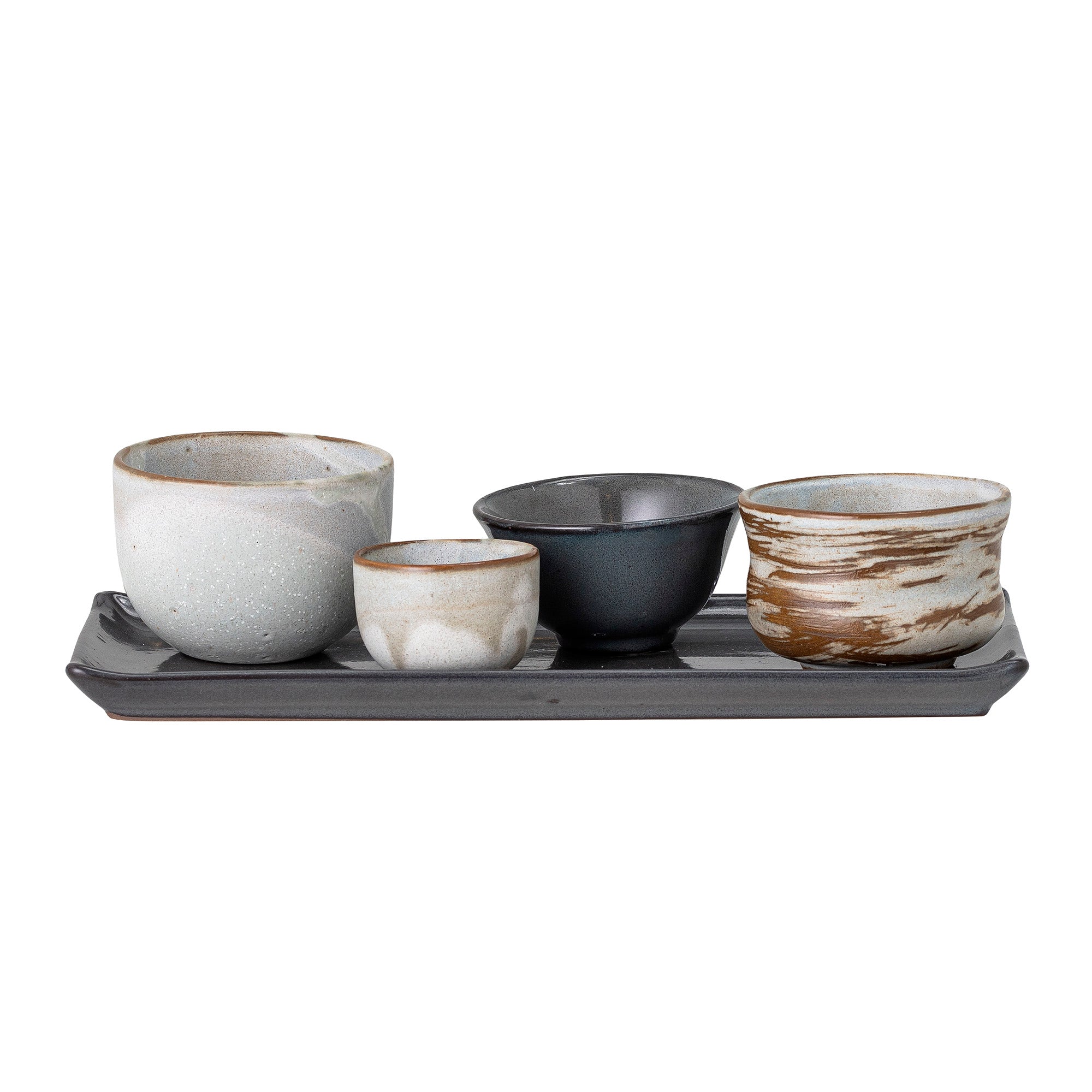 Bloomingville Masami Sushiset Vit Stengods 5 st