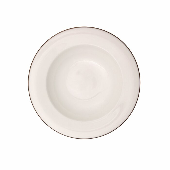 Stiernholm Silver Line djup tallrik 23 cm 6-pack vit