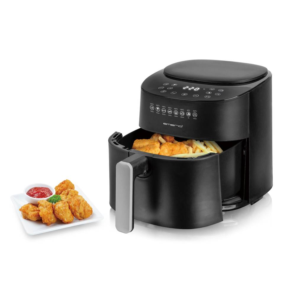 Emerio Varmluftsfritös 4.5 l 1300 W Svart AF-129369