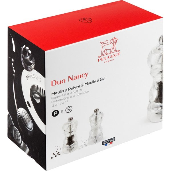 Peugeot Nancy Duo Salt & Pepparkvarnar 12 cm